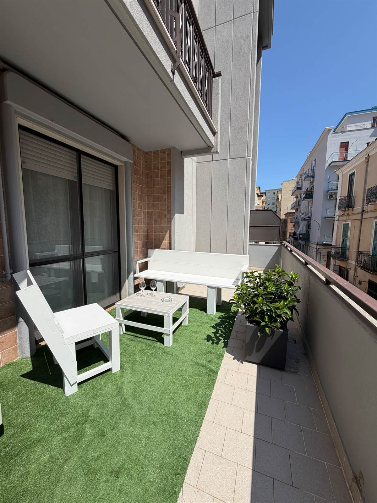 Vista esterna di Fovea Apartment, palazzo storico nel centro di Foggia, bnb in centro città